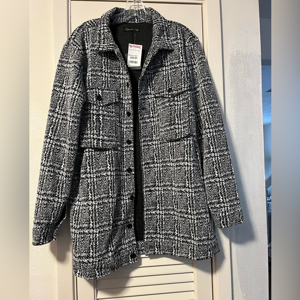 Sugar Rain Blk and White Jacket w/ tags